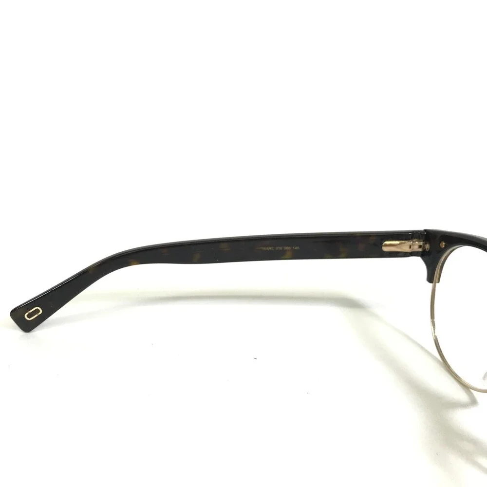 Marc Jacobs Eyeglasses Frames 316 086 Tortoise Gold Round Full Rim 49-20-145